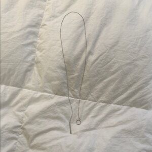 Elegant Sterling Silver Pull through Necklace